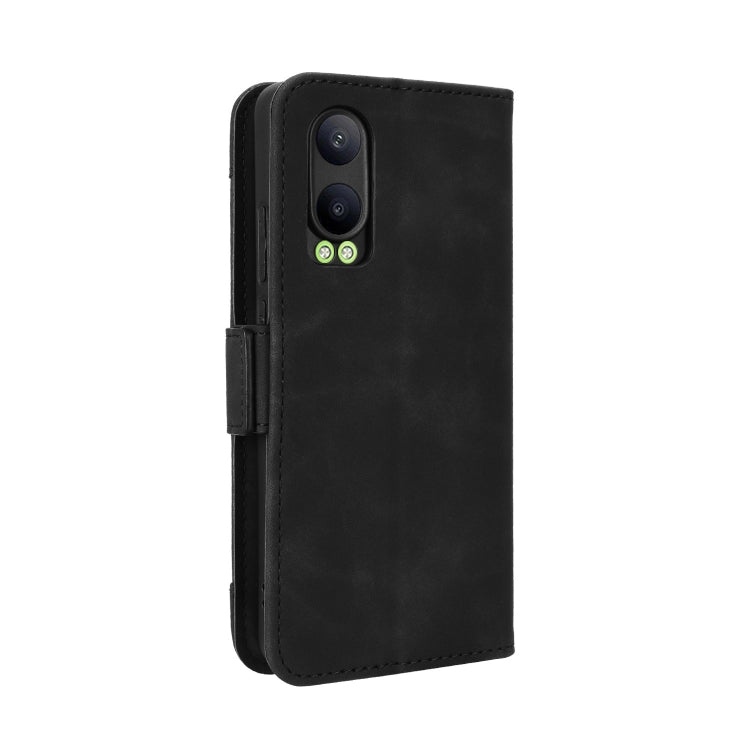 For OPPO K12X 5G / OnePlus Nord CE4 Lite 5G Skin Feel Calf Texture Card Slots Leather Phone Case