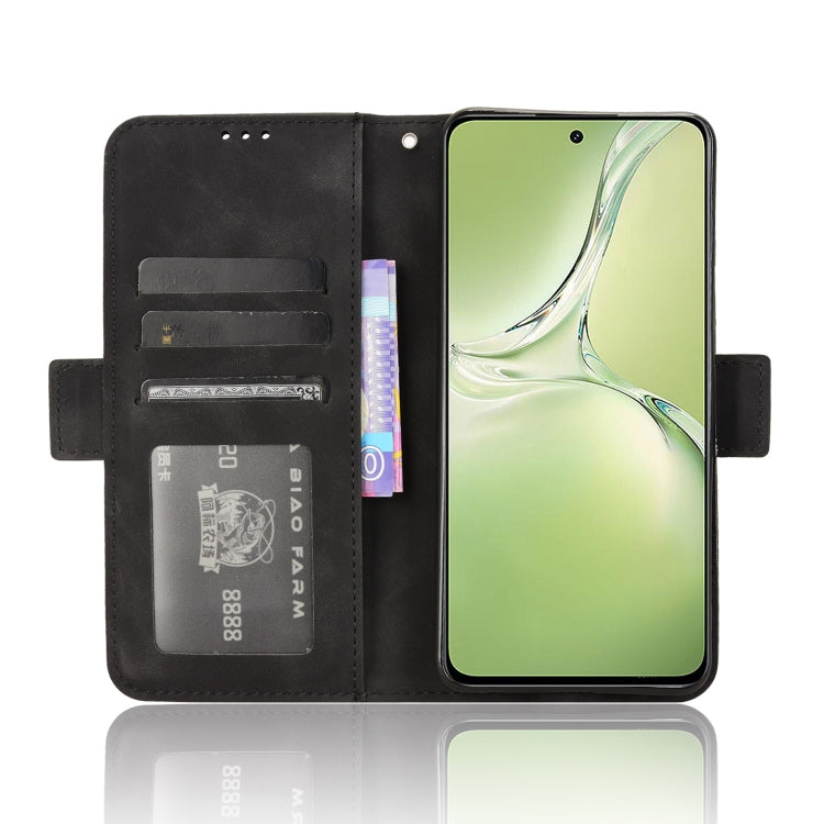 For OPPO K12X 5G / OnePlus Nord CE4 Lite 5G Skin Feel Calf Texture Card Slots Leather Phone Case