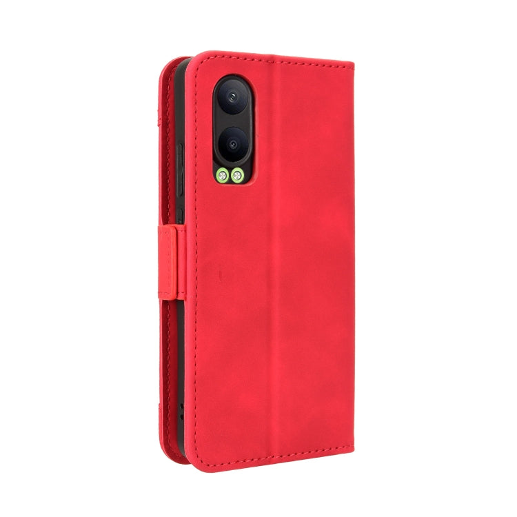 For OPPO K12X 5G / OnePlus Nord CE4 Lite 5G Skin Feel Calf Texture Card Slots Leather Phone Case
