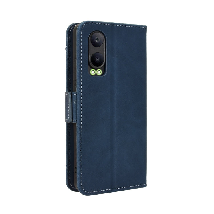 For OPPO K12X 5G / OnePlus Nord CE4 Lite 5G Skin Feel Calf Texture Card Slots Leather Phone Case