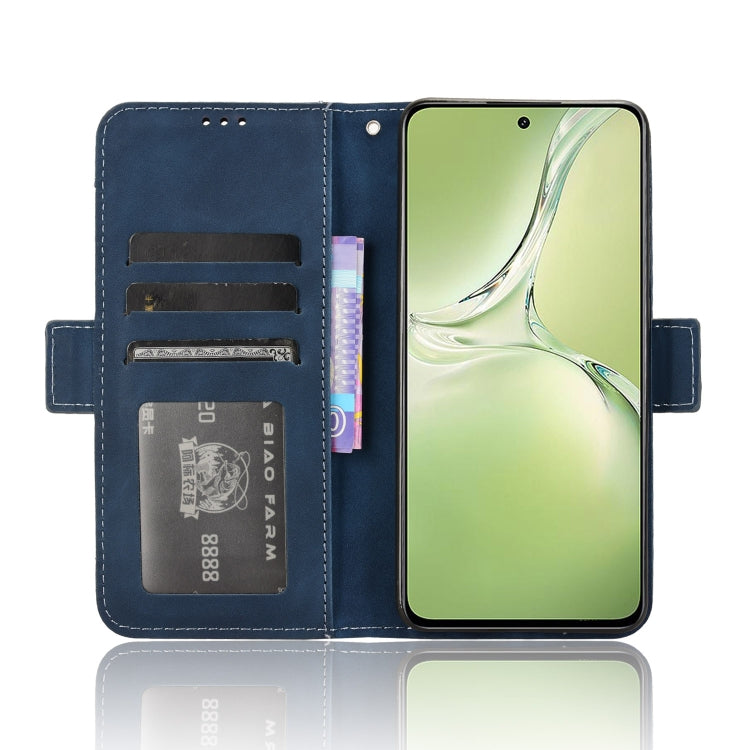 For OPPO K12X 5G / OnePlus Nord CE4 Lite 5G Skin Feel Calf Texture Card Slots Leather Phone Case