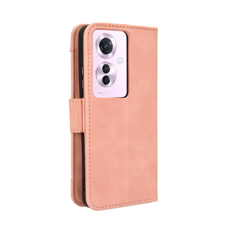 For OPPO Reno11 PJH110 Skin Feel Calf Texture Card Slots Leather Phone Case