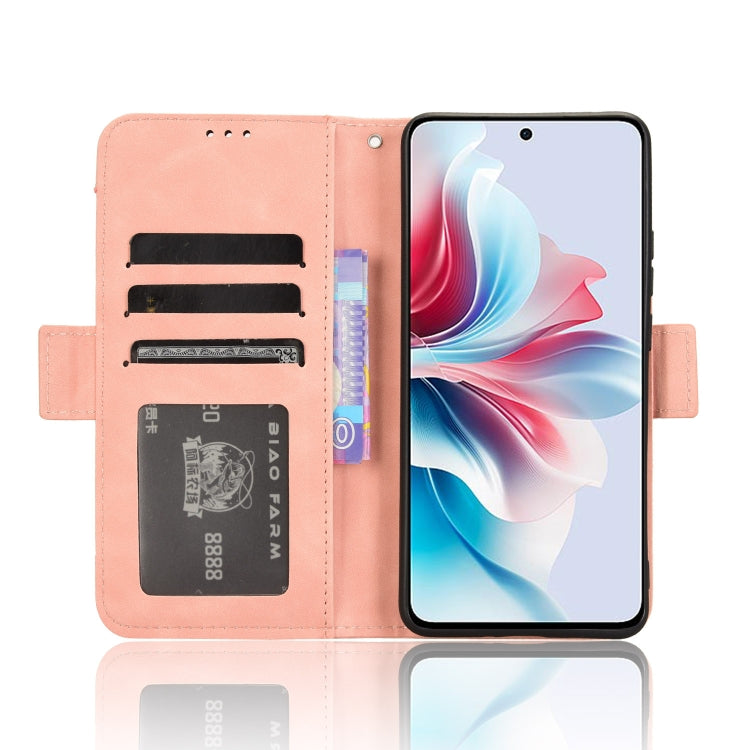 For OPPO Reno11 PJH110 Skin Feel Calf Texture Card Slots Leather Phone Case