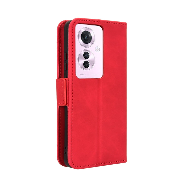 For OPPO Reno11 PJH110 Skin Feel Calf Texture Card Slots Leather Phone Case