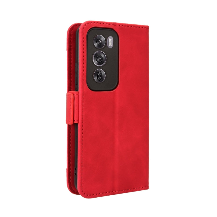 For OPPO Reno12 5G Global Skin Feel Calf Texture Card Slots Leather Phone Case