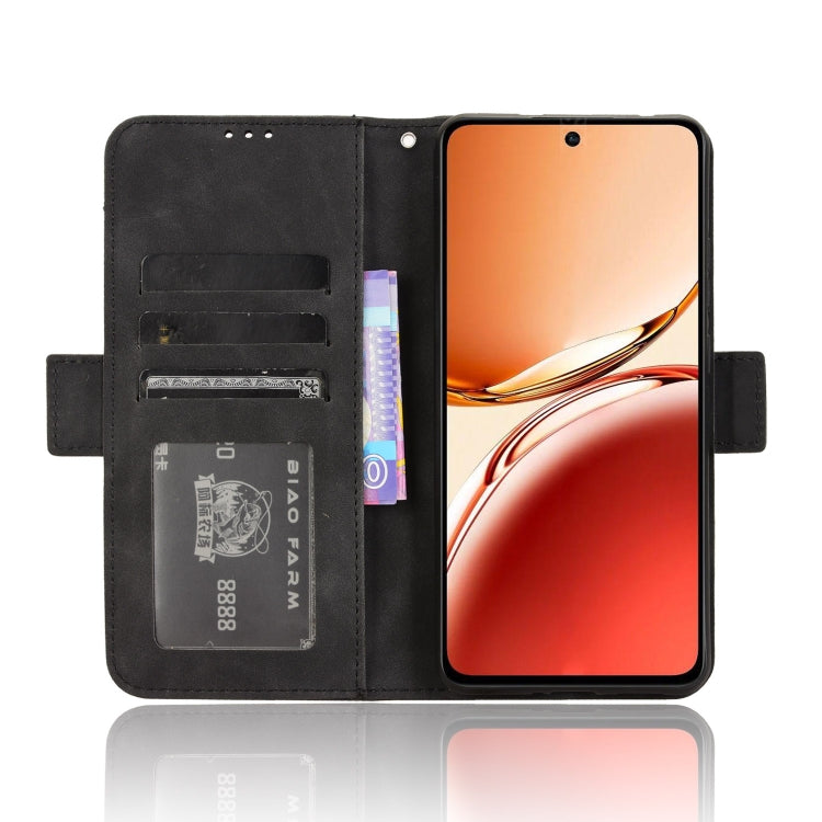 For OPPO Reno12 F 5G Skin Feel Calf Texture Card Slots Leather Phone Case