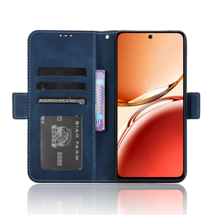 For OPPO Reno12 F 5G Skin Feel Calf Texture Card Slots Leather Phone Case