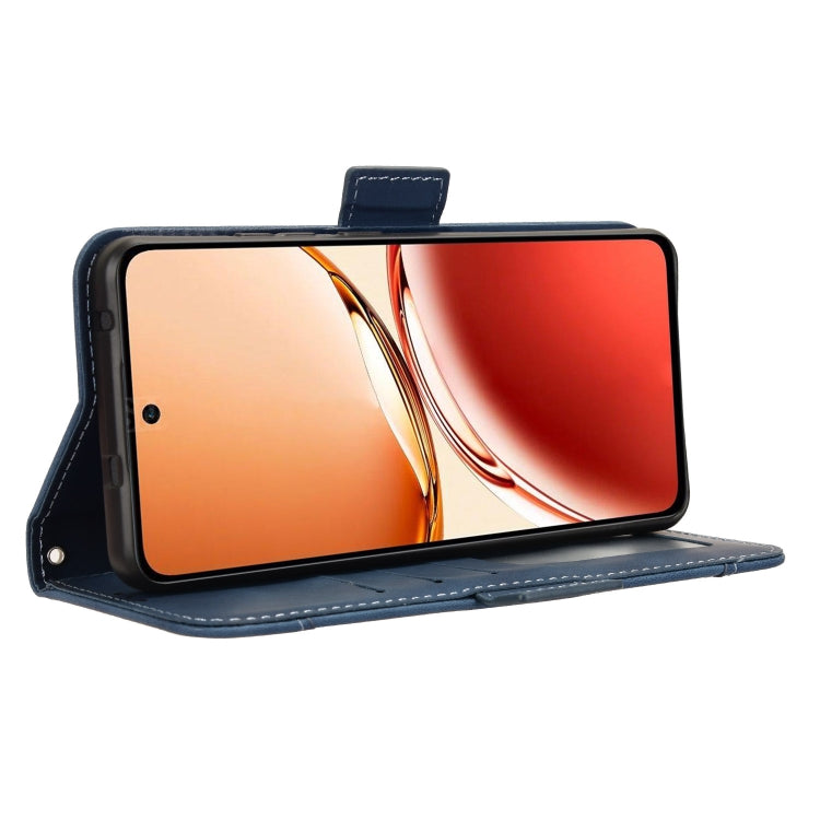 For OPPO Reno12 F 5G Skin Feel Calf Texture Card Slots Leather Phone Case