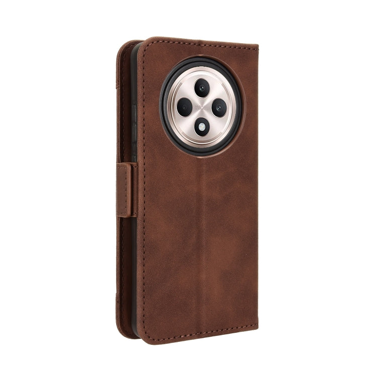 For OPPO Reno12 F 5G Skin Feel Calf Texture Card Slots Leather Phone Case