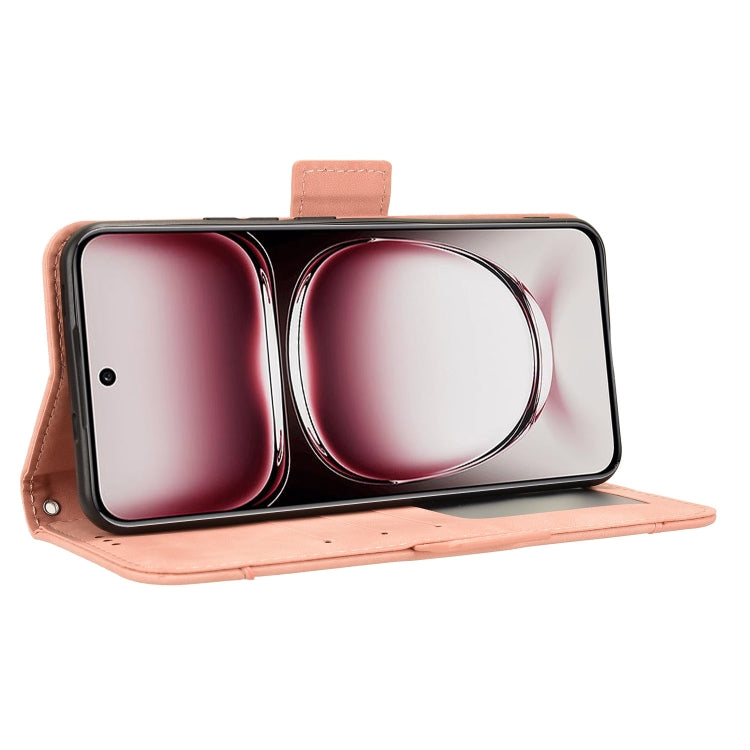 For OPPO Reno12 Pro 5G Global Skin Feel Calf Texture Card Slots Leather Phone Case