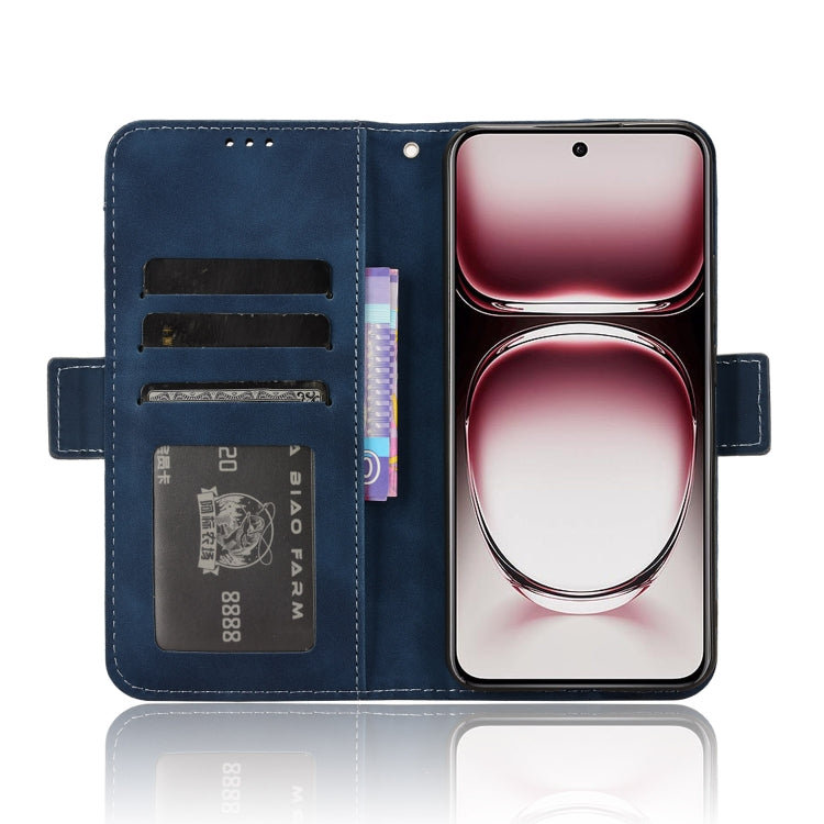 For OPPO Reno12 Pro 5G Global Skin Feel Calf Texture Card Slots Leather Phone Case