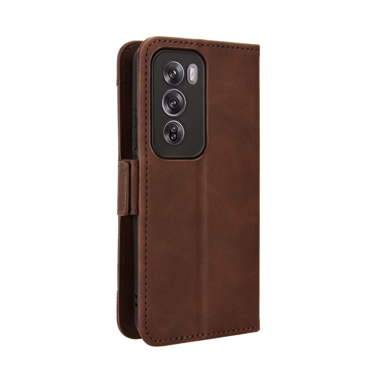 For OPPO Reno12 Pro 5G Global Skin Feel Calf Texture Card Slots Leather Phone Case