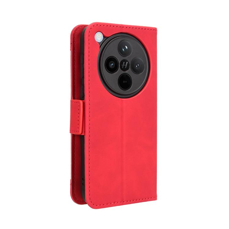 For OPPO Find X8 Skin Feel Calf Texture Card Slots Leather Phone Case