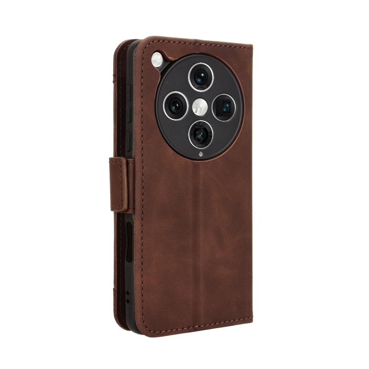 For OPPO Find X8 Pro Skin Feel Calf Texture Card Slots Leather Phone Case