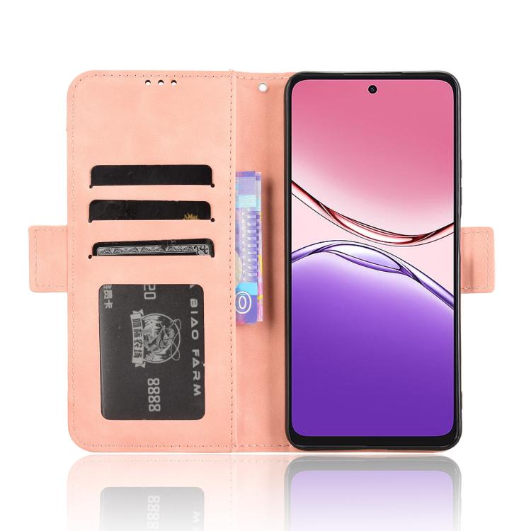 For OPPO A5 Pro Global Skin Feel Calf Texture Card Slots Leather Phone Case