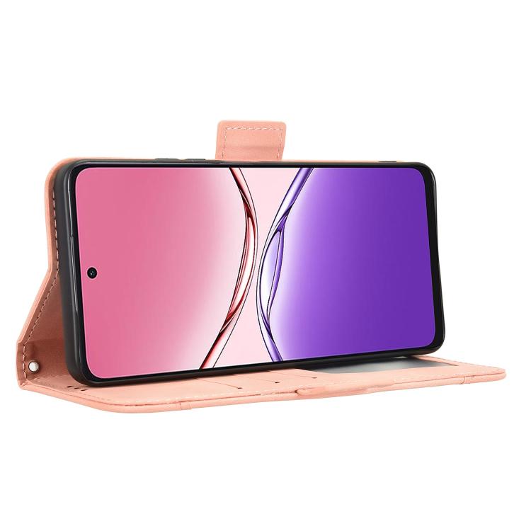 For OPPO A5 Pro Global Skin Feel Calf Texture Card Slots Leather Phone Case