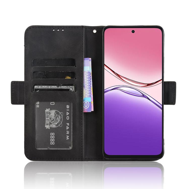 For OPPO A5 Pro Global Skin Feel Calf Texture Card Slots Leather Phone Case