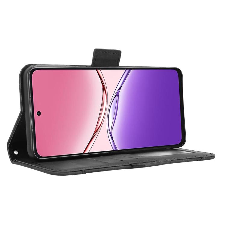 For OPPO A5 Pro Global Skin Feel Calf Texture Card Slots Leather Phone Case
