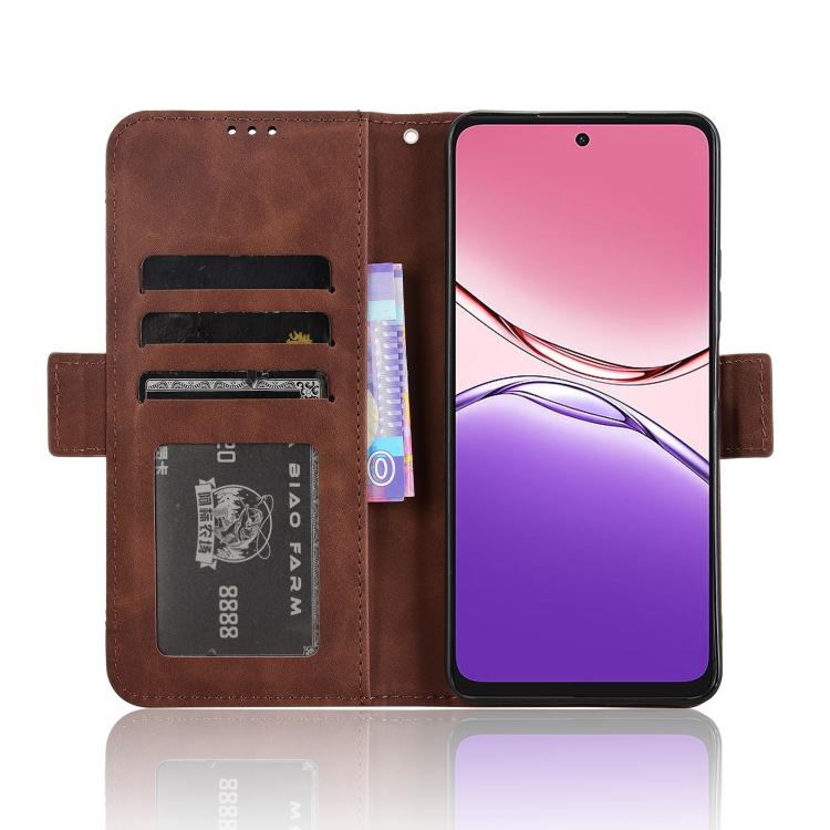 For OPPO A5 Pro Global Skin Feel Calf Texture Card Slots Leather Phone Case
