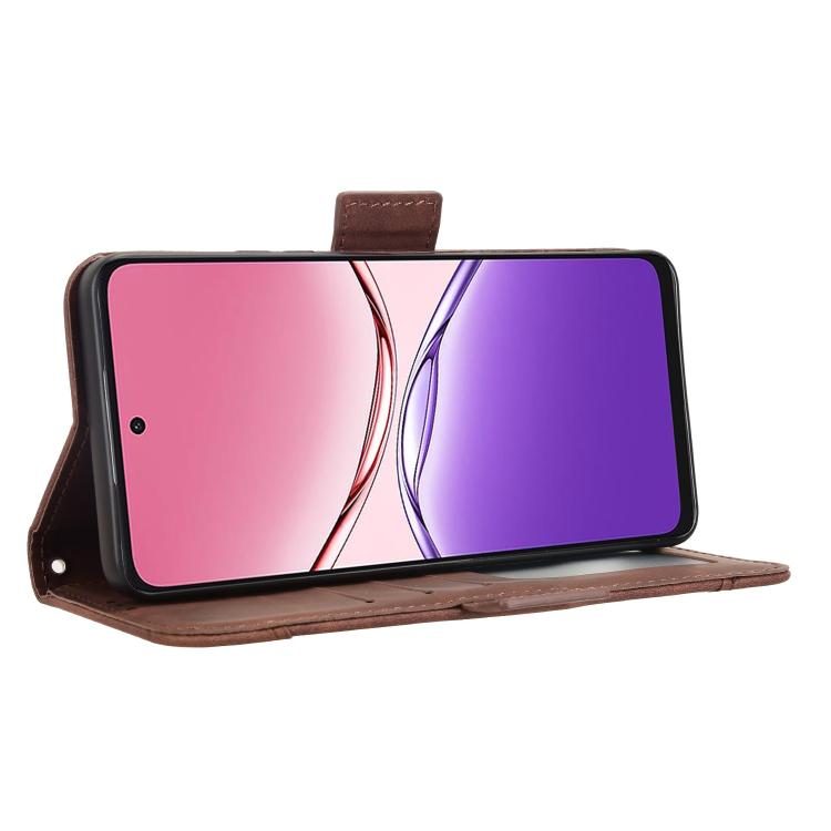For OPPO A5 Pro Global Skin Feel Calf Texture Card Slots Leather Phone Case