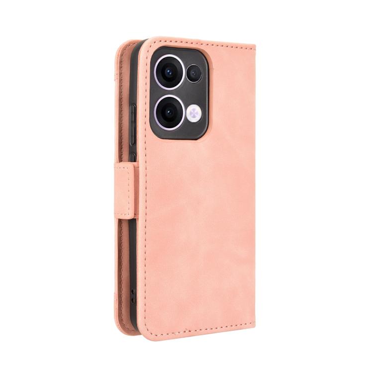 For OPPO Reno13 5G Global Skin Feel Calf Texture Card Slots Leather Phone Case