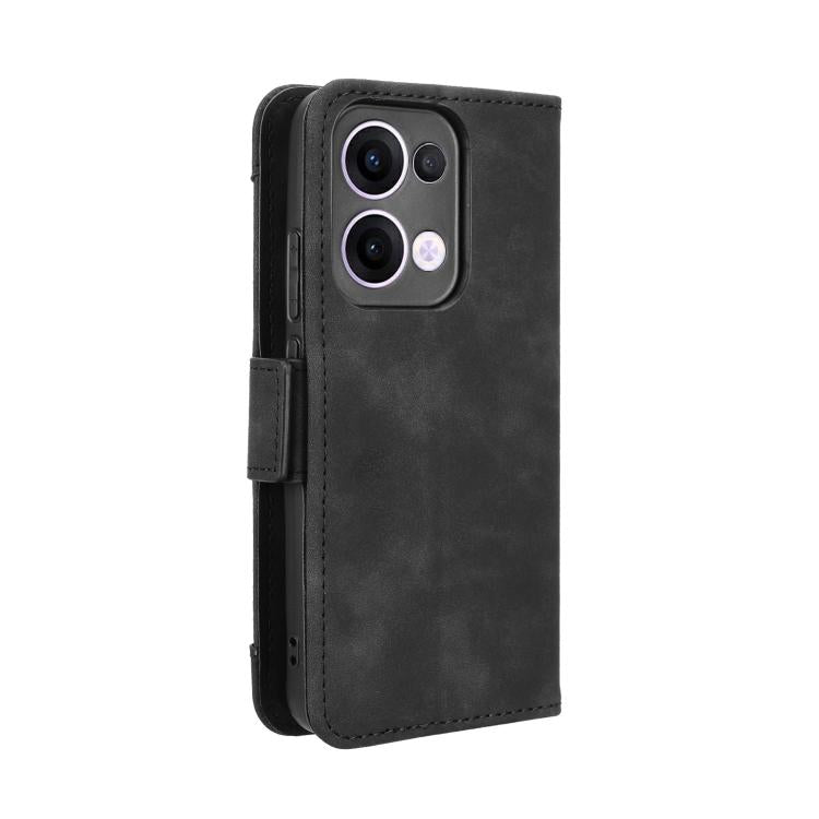 For OPPO Reno13 5G Global Skin Feel Calf Texture Card Slots Leather Phone Case