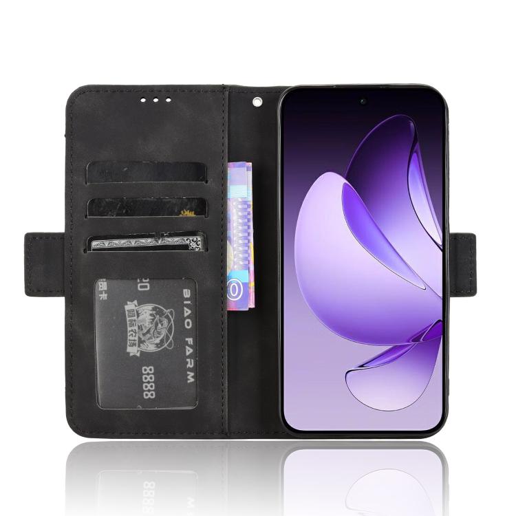 For OPPO Reno13 5G Global Skin Feel Calf Texture Card Slots Leather Phone Case