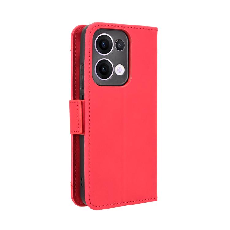 For OPPO Reno13 5G Global Skin Feel Calf Texture Card Slots Leather Phone Case