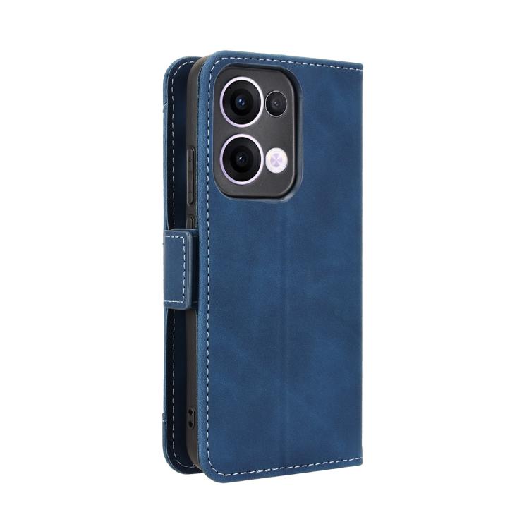 For OPPO Reno13 5G Global Skin Feel Calf Texture Card Slots Leather Phone Case