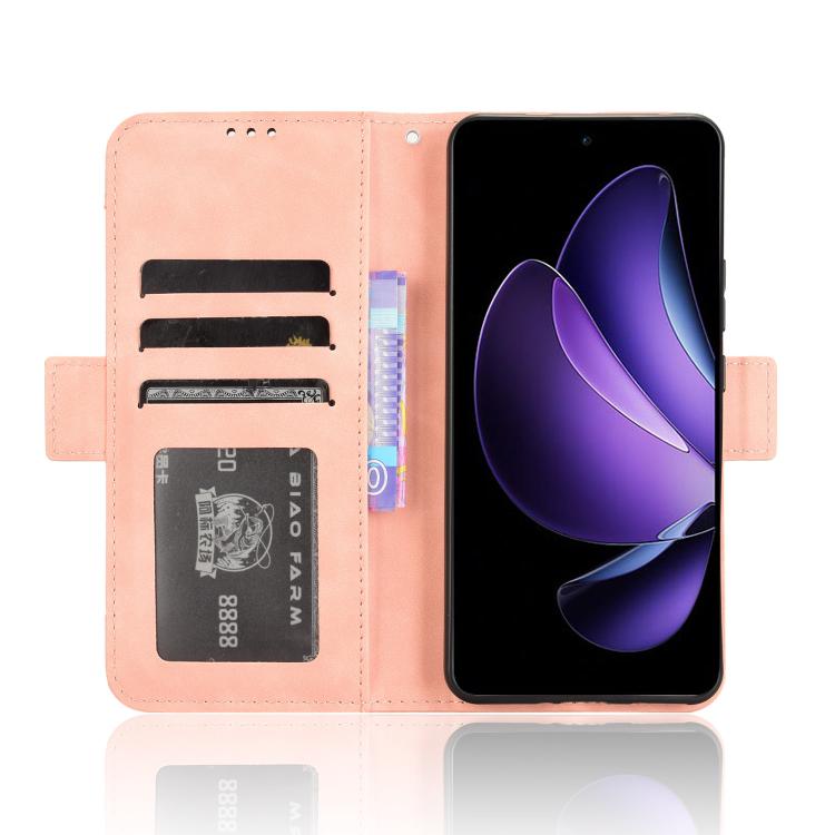For OPPO Reno13 F 4G / 5G Skin Feel Calf Texture Card Slots Leather Phone Case