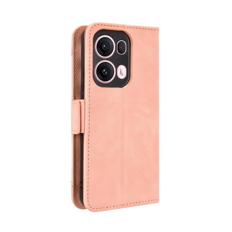 For OPPO Reno13 Pro 5G Global Skin Feel Calf Texture Card Slots Leather Phone Case