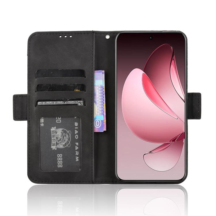 For OPPO Reno13 Pro 5G Global Skin Feel Calf Texture Card Slots Leather Phone Case