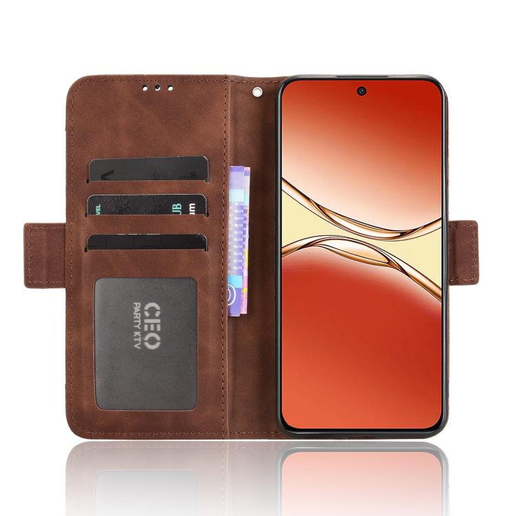 For OPPO F29 Pro 5G Skin Feel Calf Texture Card Slots Leather Phone Case