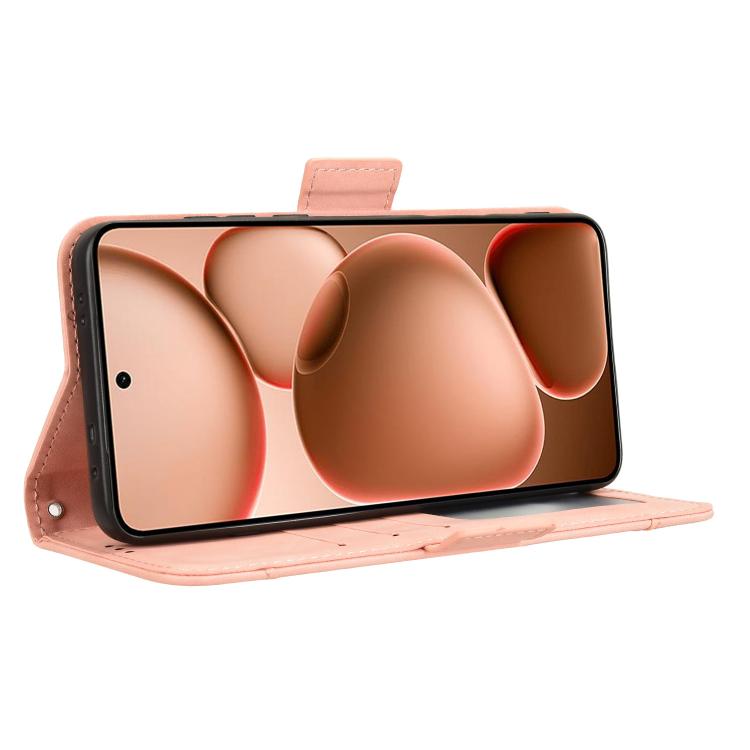 For OPPO Find X8 Ultra 5G Skin Feel Calf Texture Card Slots Leather Phone Case