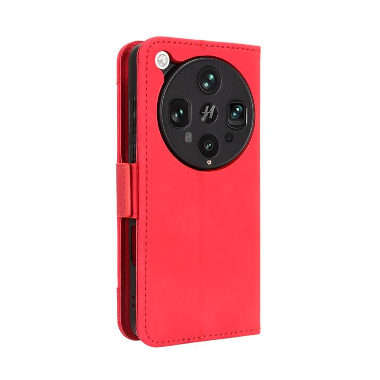 For OPPO Find X8 Ultra 5G Skin Feel Calf Texture Card Slots Leather Phone Case