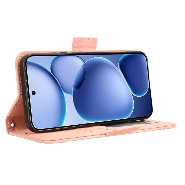 For OPPO Find X8s 5G Skin Feel Calf Texture Card Slots Leather Phone Case