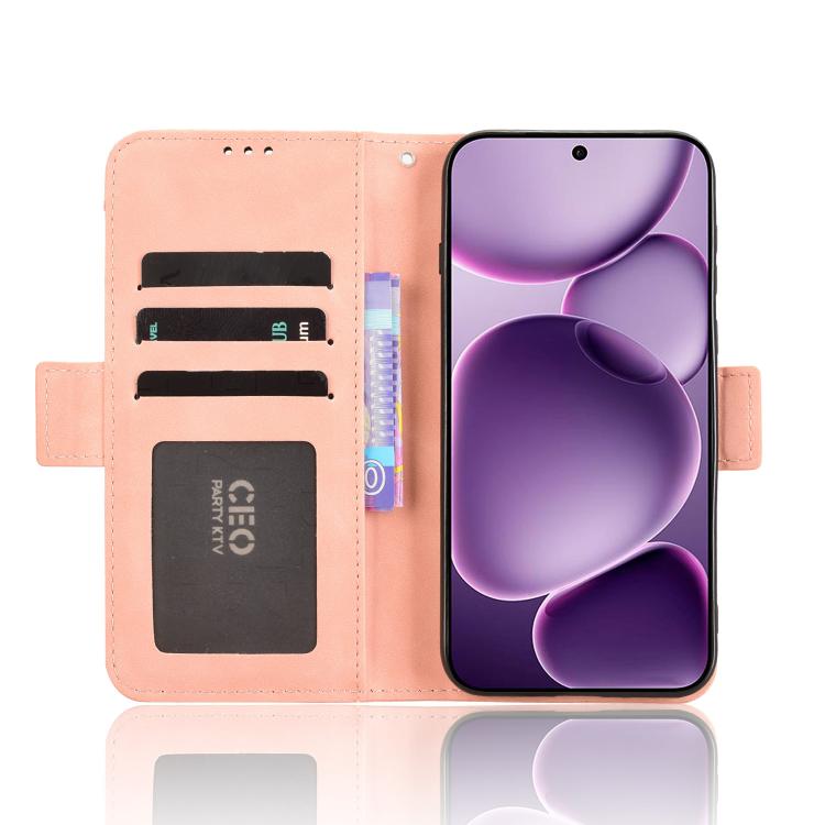 For OPPO Find X8s+ 5G Skin Feel Calf Texture Card Slots Leather Phone Case