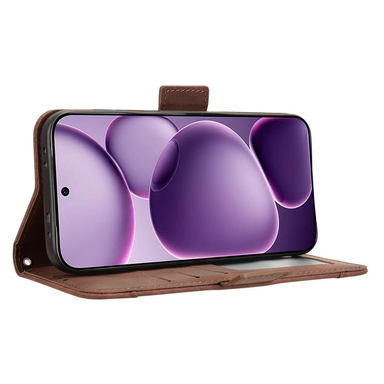 For OPPO Find X8s+ 5G Skin Feel Calf Texture Card Slots Leather Phone Case