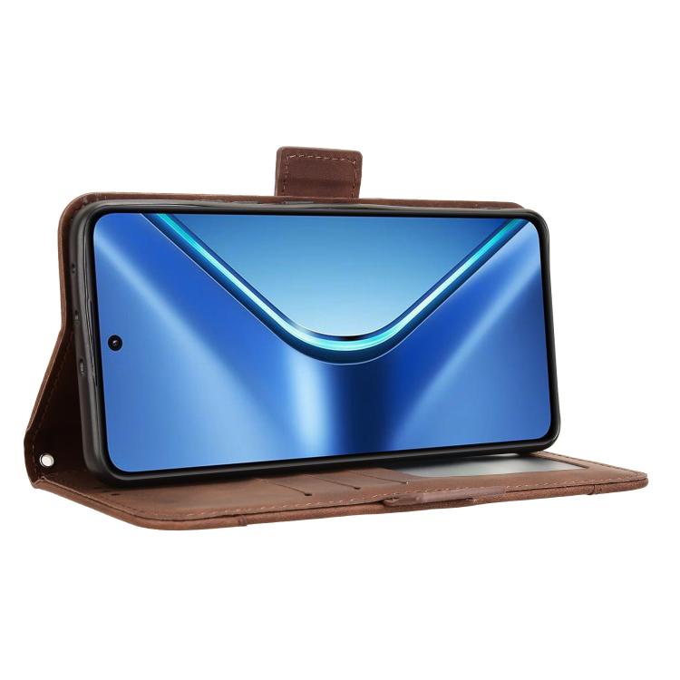 For OPPO K13 5G Skin Feel Calf Texture Card Slots Leather Phone Case