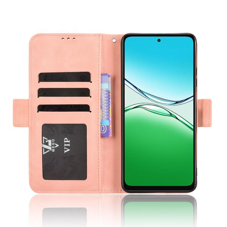 For OPPO A5 4G / 5G Global Skin Feel Calf Texture Card Slots Leather Phone Case