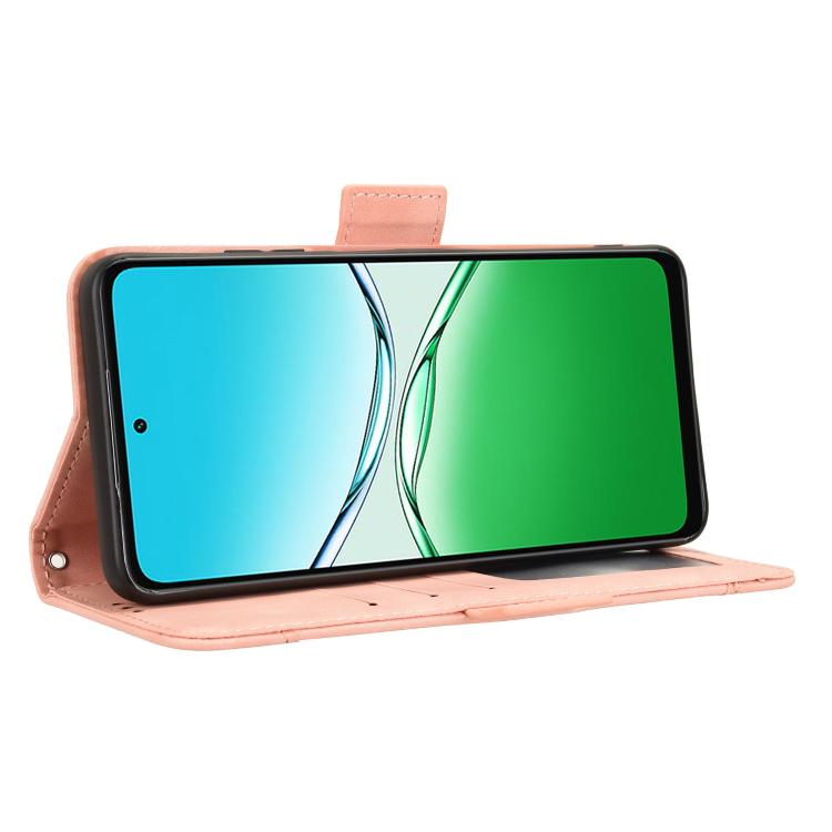 For OPPO A5 4G / 5G Global Skin Feel Calf Texture Card Slots Leather Phone Case