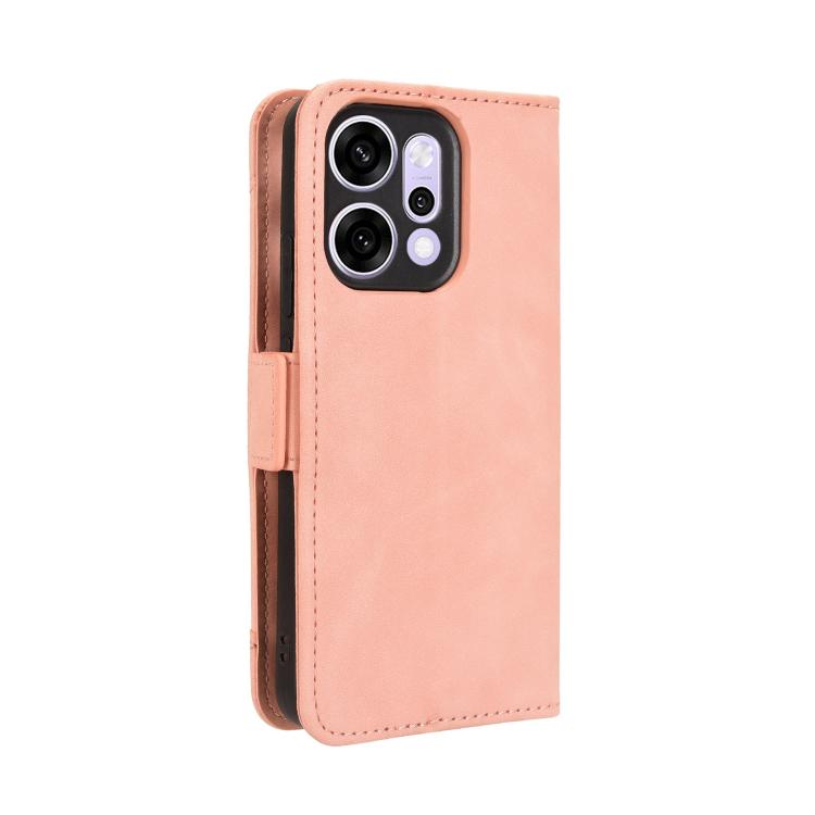 For OPPO Reno14 5G Global Skin Feel Calf Texture Card Slots Leather Phone Case