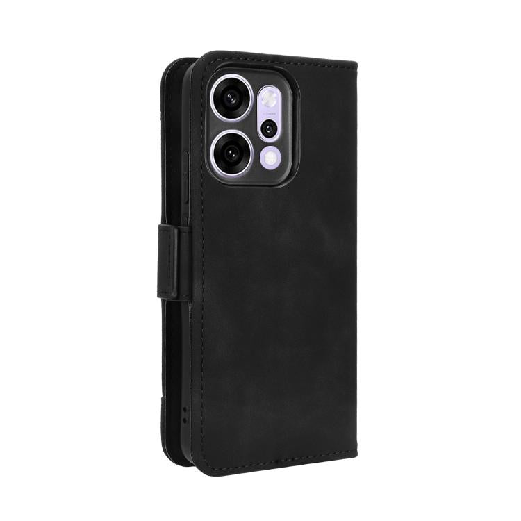 For OPPO Reno14 5G Global Skin Feel Calf Texture Card Slots Leather Phone Case