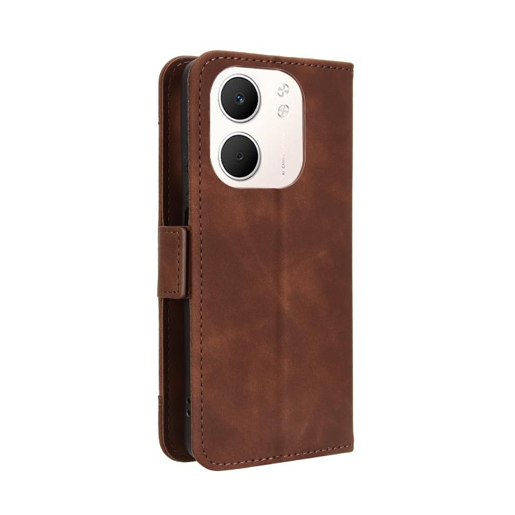 For OPPO A5x 4G / 5G Global Skin Feel Calf Texture Card Slots Leather Phone Case