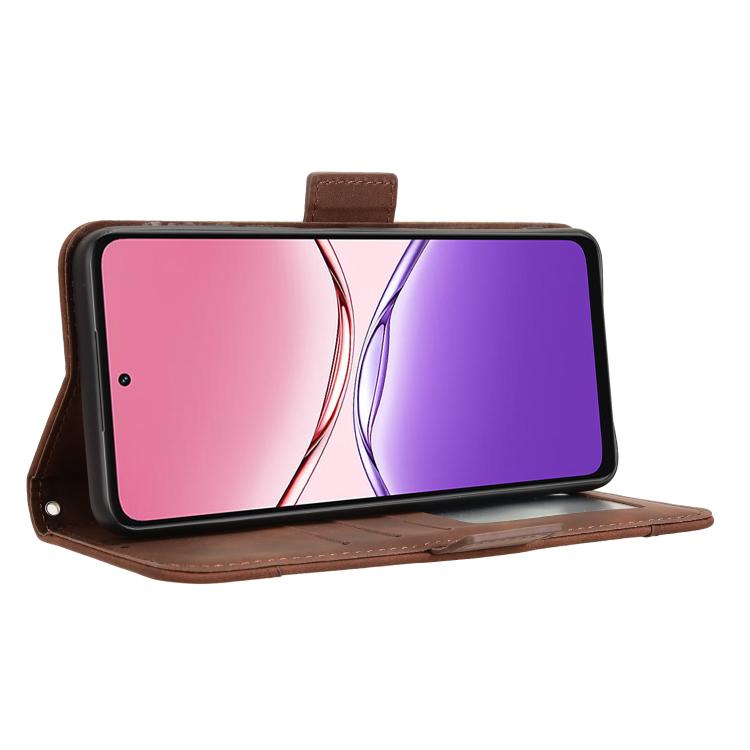 For OPPO A5x 4G / 5G Global Skin Feel Calf Texture Card Slots Leather Phone Case