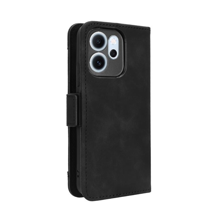 For OPPO Reno14 F 5G Skin Feel Calf Texture Card Slots Leather Phone Case