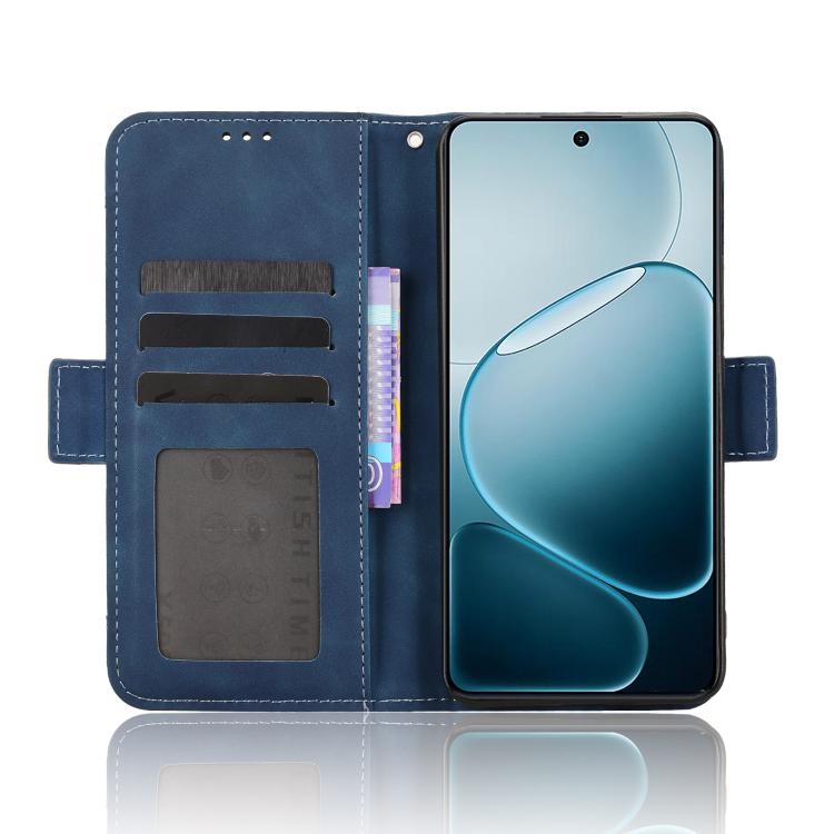 For OPPO A6 Max 5G / F31 Pro+ 5G Skin Feel Calf Texture Card Slots Leather Phone Case