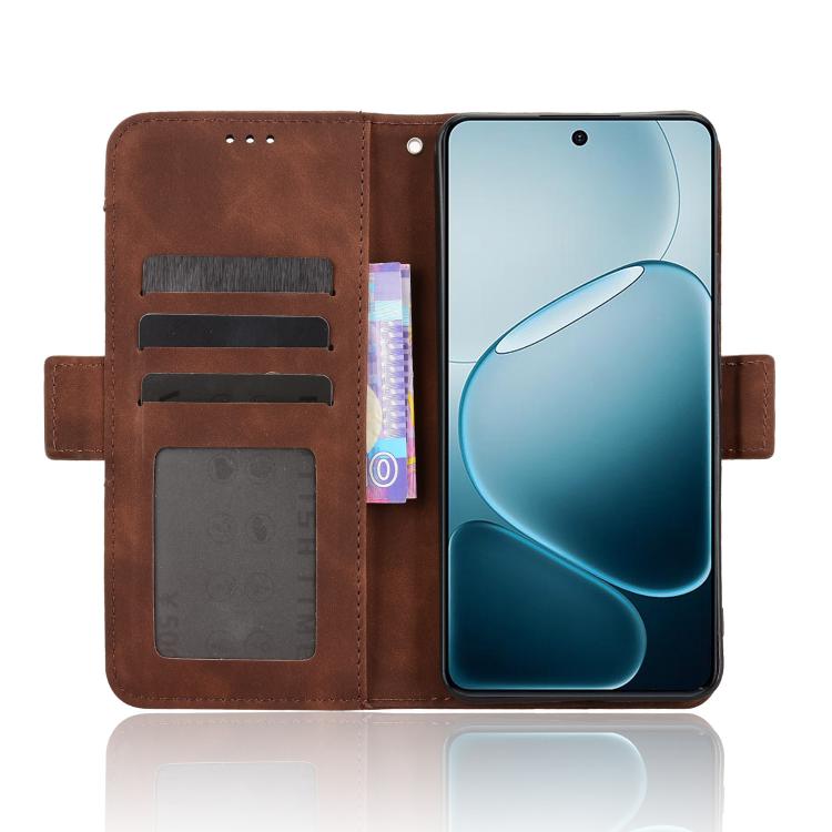 For OPPO A6 Max 5G / F31 Pro+ 5G Skin Feel Calf Texture Card Slots Leather Phone Case