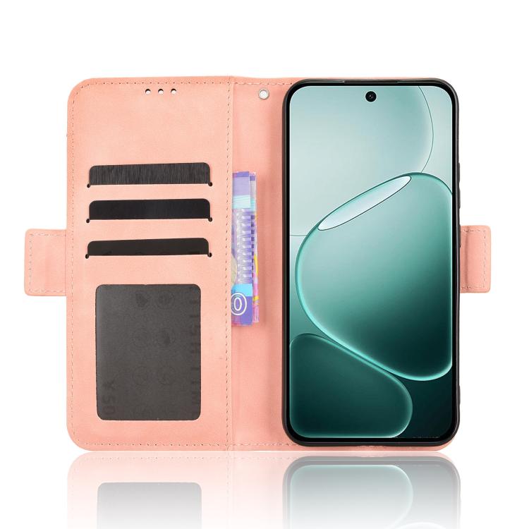 For OPPO F31 Pro 5G Skin Feel Calf Texture Card Slots Leather Phone Case