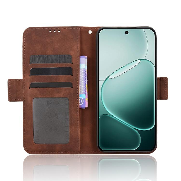 For OPPO A6 Pro 4G / 5G Global / F31 5G Skin Feel Calf Texture Card Slots Leather Phone Case